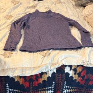 Tek Gear Women's Heathered Purple Cowl Neck Sweater